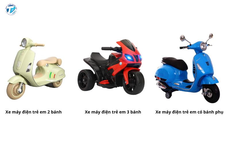 Các loại xe máy trẻ em phổ biến hiện nay